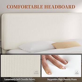 Amazon.com: Yaheetech Twin Bed Frames with Adjustable